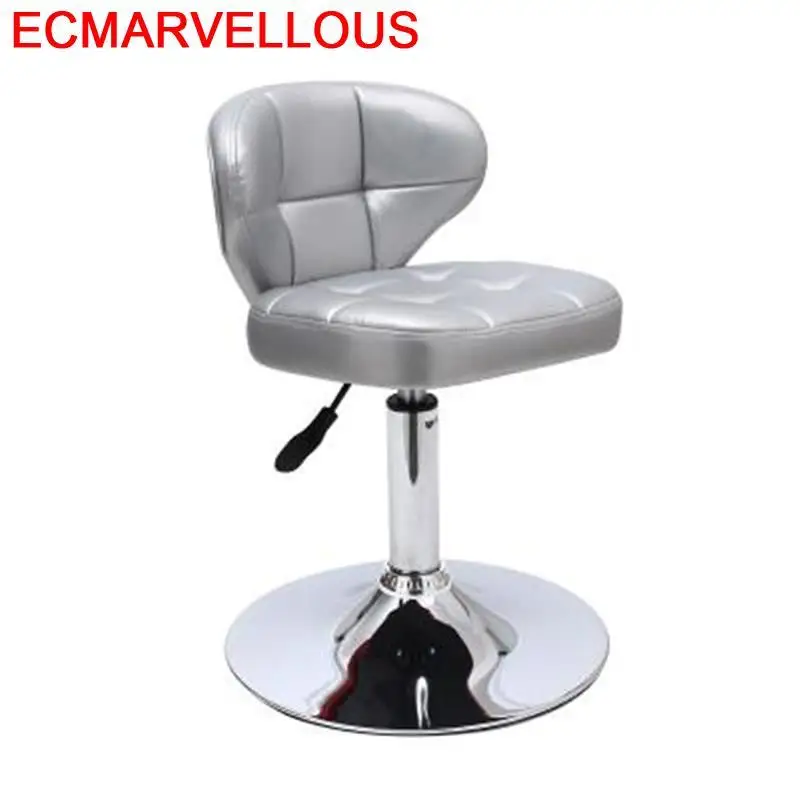 Hokery Kruk стул промышленный Banqueta Stoel Sgabello Taburete De La Barra Chair кожаный серебристый