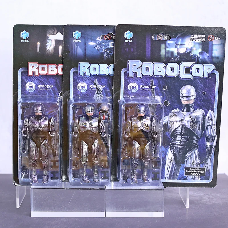 HiYa Toys 1:18 робокоп битва поврежденная версия экшн фигурки коллекционные|Игровые и