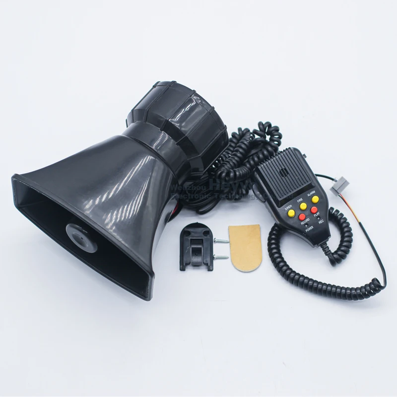 12 В 3-тоновая сирена автомобильный гудок Сирена/скорая помощь/полицейская