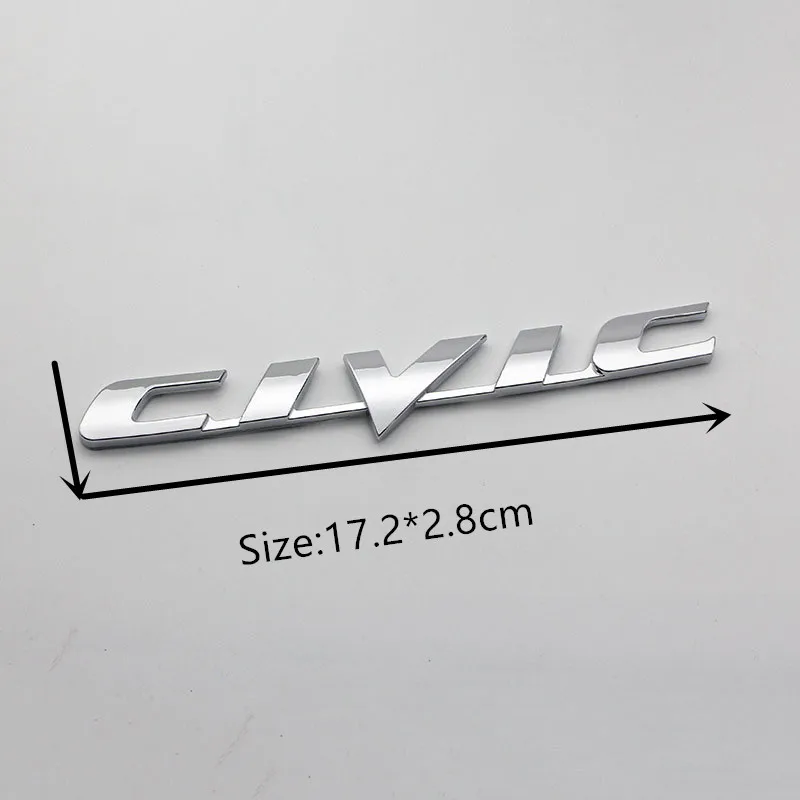 Для CIVIC Автомобильная эмблема задний багажник Стикеры для Honda Civic Mugen Accord Odyssey Fit JAZZ