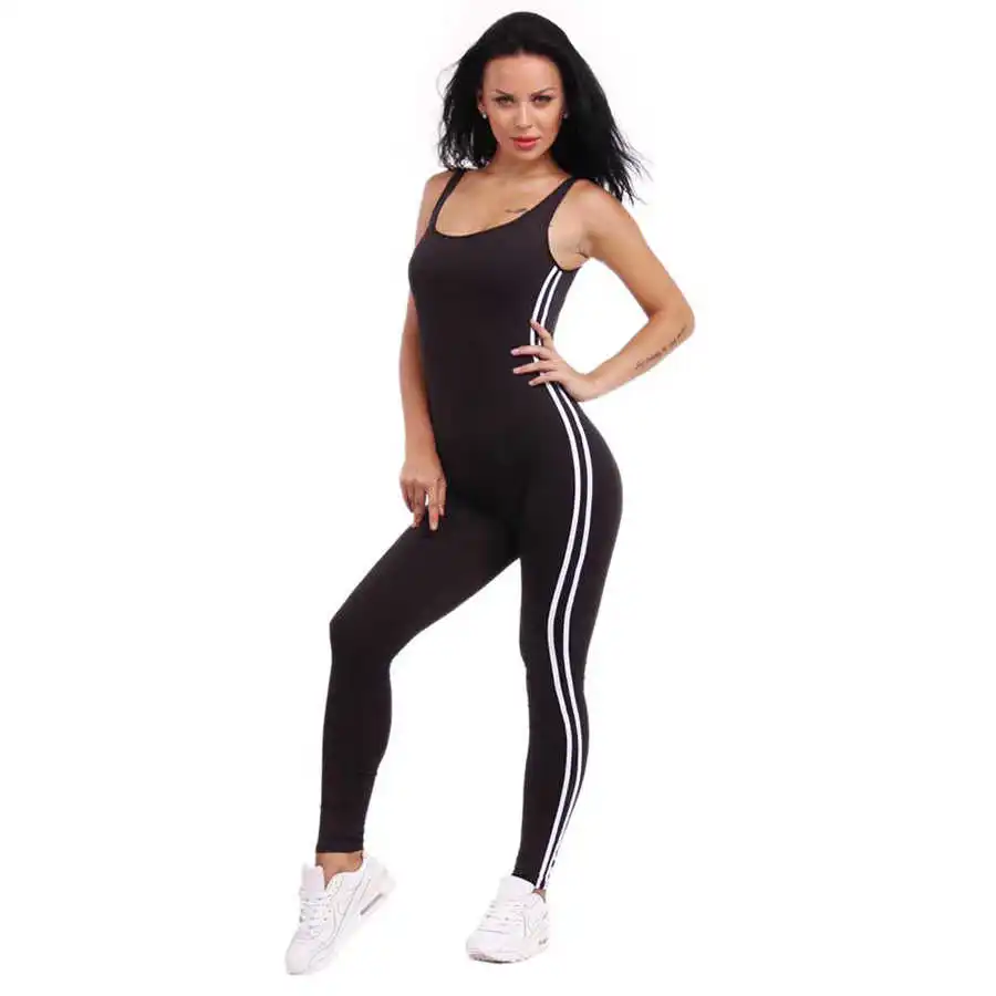 Полноразмерный комбинезон боди женская черная одежда уличная сексуальный