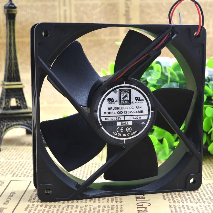 

New original OD1232-24MB FAN DC 120X32 24V 107CFM 24V 0.22A inverter fan
