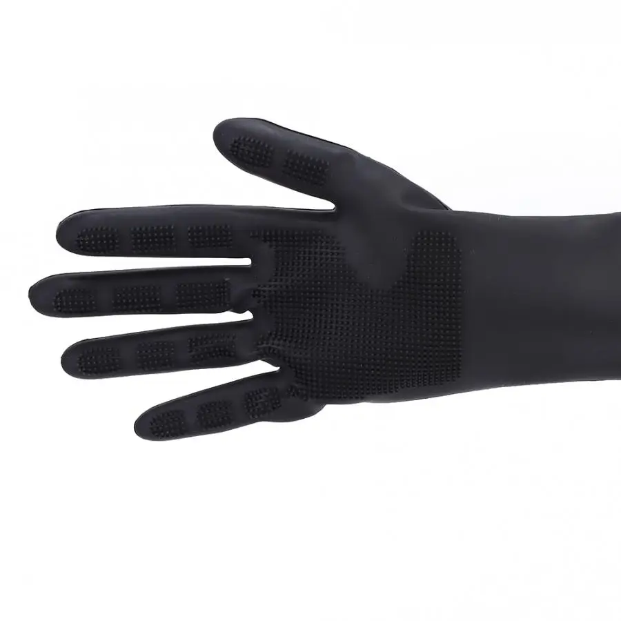 Комплект из 2 предметов черный волос резиновые перчатки техник прочные