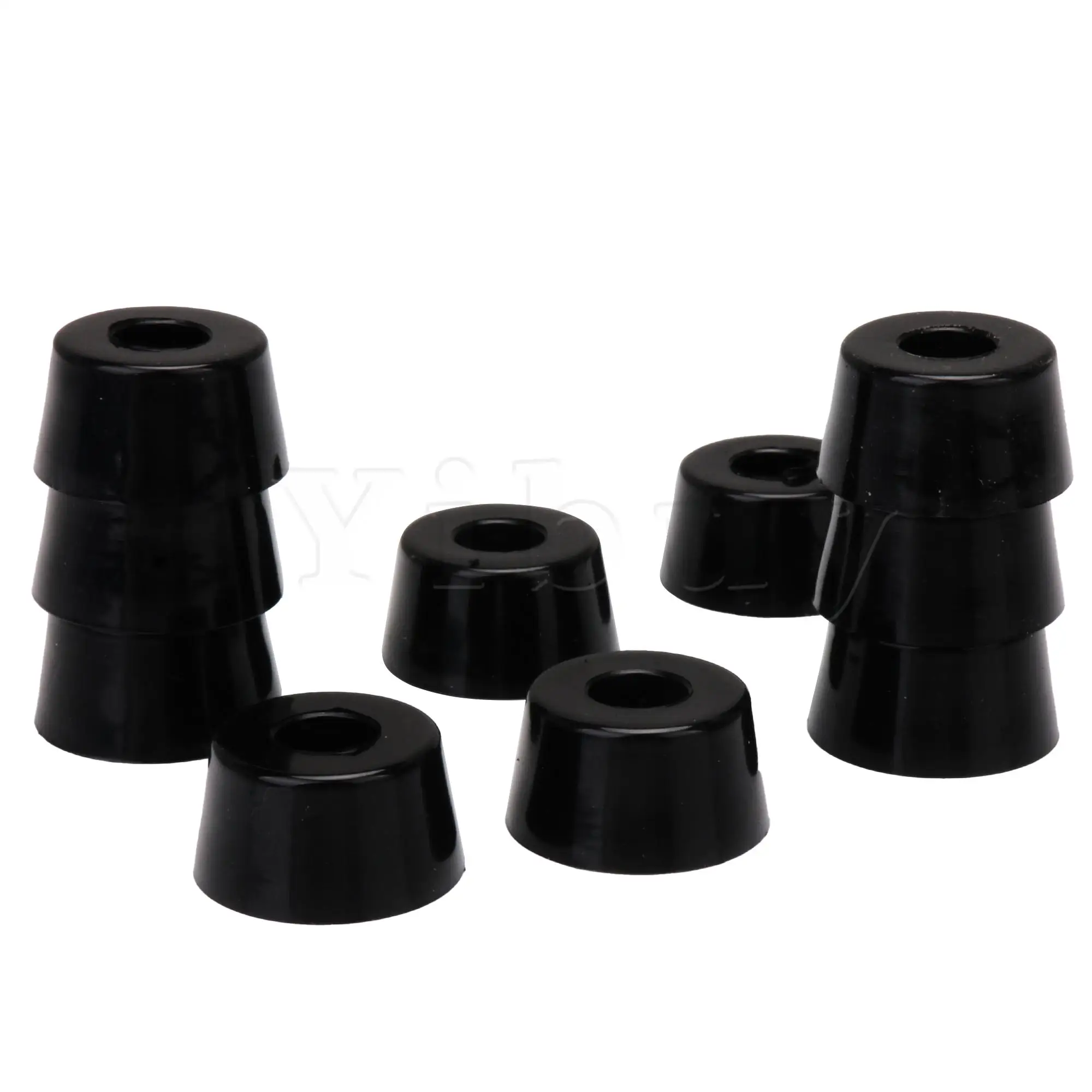 

10x Black Rubber Non-slip Cabinet Furniture Feet Pad Bumper 25x20x13mm