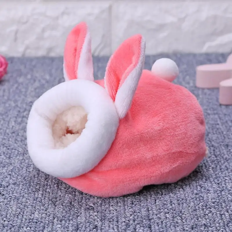 Little Pet Cute Soft Plush Nest Sleeping House Warm Hamster Puppy Kitten Bed Kennel Mat | Дом и сад