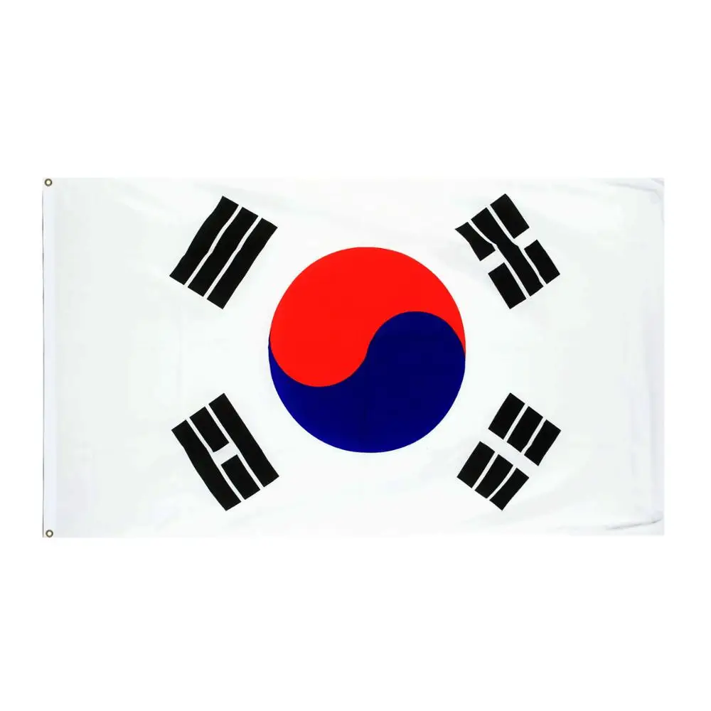 Flaglink 3x5fts 90*150 см kor kr Южная Корея флаг в Корейском стиле