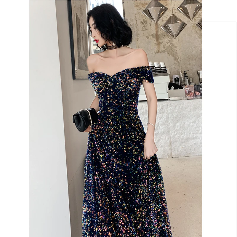 

Independent Women Luxury Party Dress Va Va Voom Strapless Colorful Sequins Shiny Dress Princess Dress Birthday Dress for Women