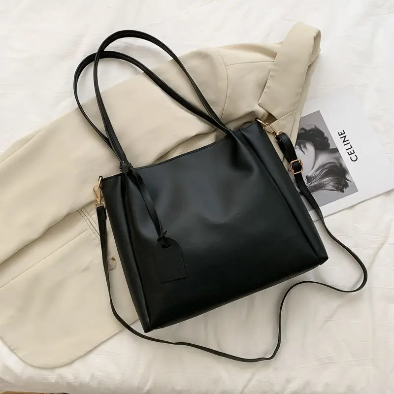 

Fashion Tote Handbag Soft Pu Leather Messenger Bags For Ladies Mini Retro for Woman Purse Travel Bag Beach Bag
