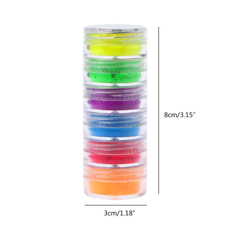 

6 Colors Magic Resin Pigment Glitter Bright Powder Colorant Epoxy Mold Filling Material DIY Crafts Manicure Decorations