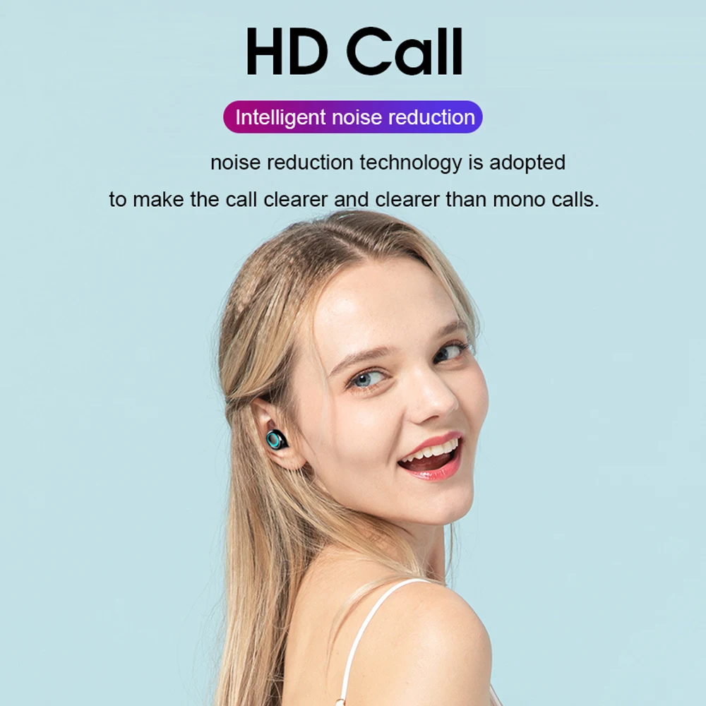 S11 Bluetooth 5 0 наушники вкладыши TWS True Беспроводной с двойной Mic In ear музыкальные