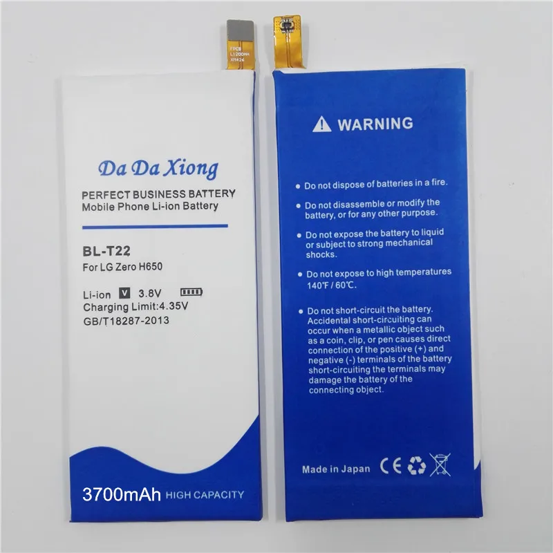 Новый 3700 мА/ч BL T22 BLT22 Батарея для LG Zero H650 H650E Батарея|battery for|battery for lgbatteries batteries |