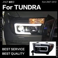 car styling headlights for toyota tundra led headlight 2007 2013 head lamp drl signal projector lens automotive accessories