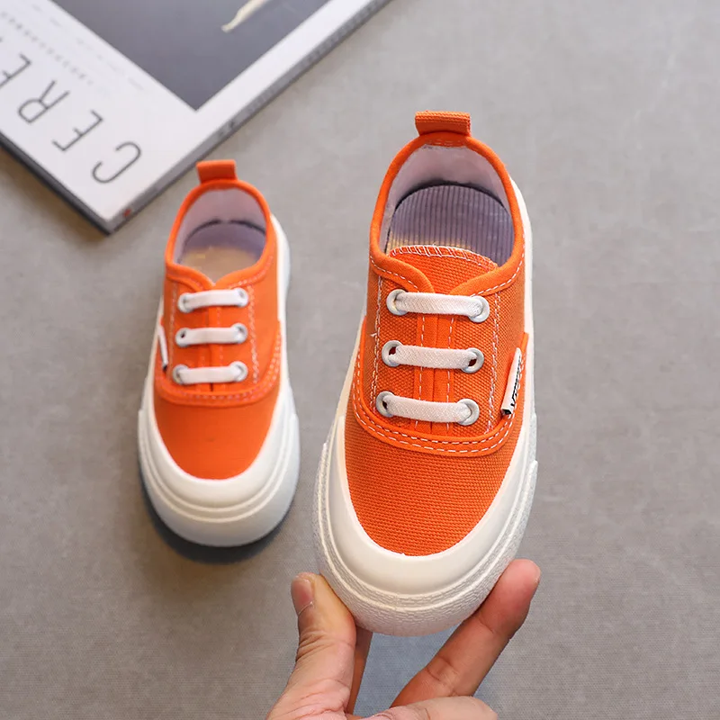 Zapatos de lona informales para ni&ntilde;os y ni&ntilde;as, zapatillas de tela de una sola pierna con suela suave, a la moda, novedad de oto&ntilde;o, 2022-4