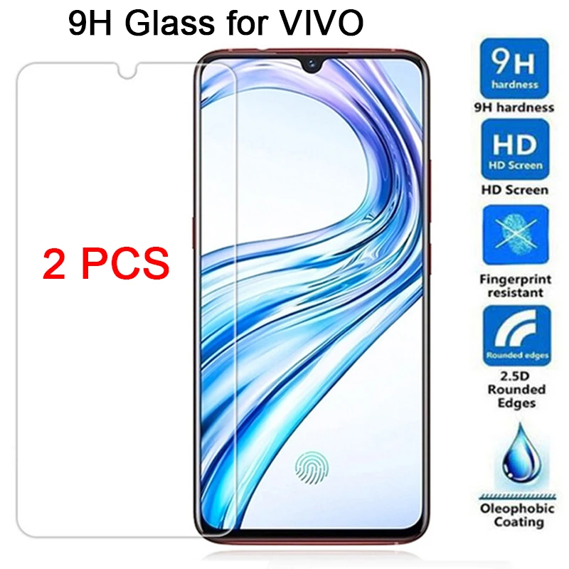 Закаленное стекло с защитой от царапин 2.5D для Vivo Y66 Y67 Y75 Y79 Y81 1 шт./2 шт. защитная