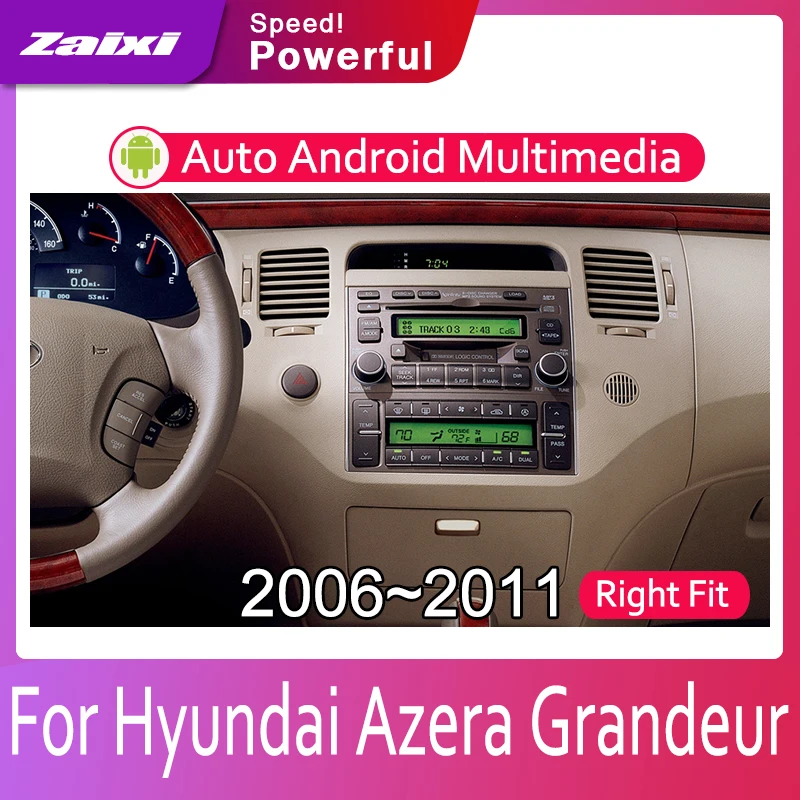Автомагнитола 2 Din для Hyundai Azera Grandeur мультимедийный видеоплеер на платформе Android с