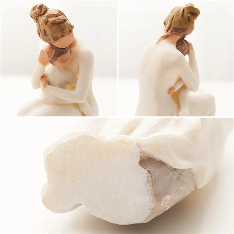 Маленькое украшение для дома из смолы родителей и детей гостиной офиса спальни