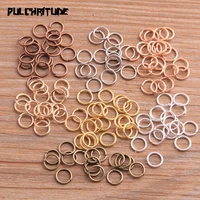 100pcs 2020 new product 6mm 7 color open ring for diy necklace bracelet chain fashion jewelry making findings