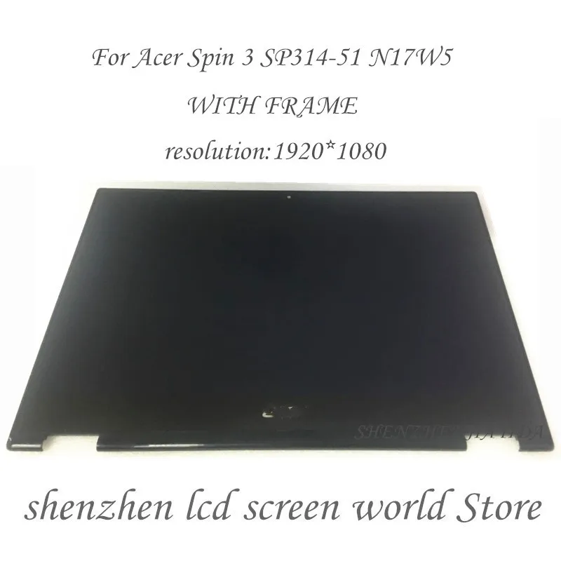 Оригинальный новый для Acer Спин 3 SP314-51 sp314-52 N17W5 ноутбук с сенсорным экраном