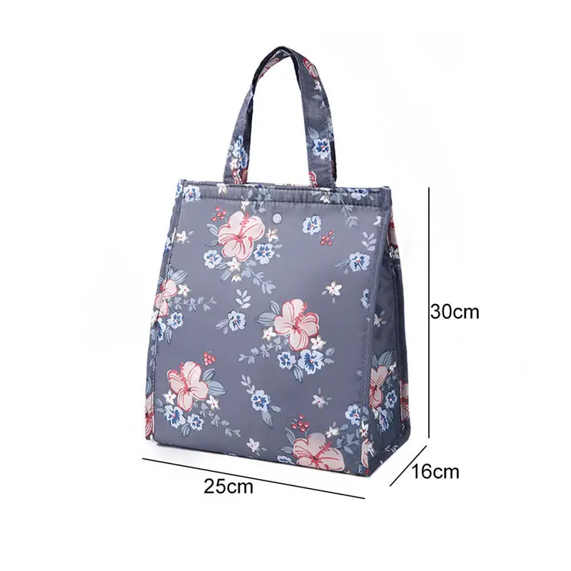 Узор для хранения кухни сумки обеда женщин детей пикника пляжа школы фламинго