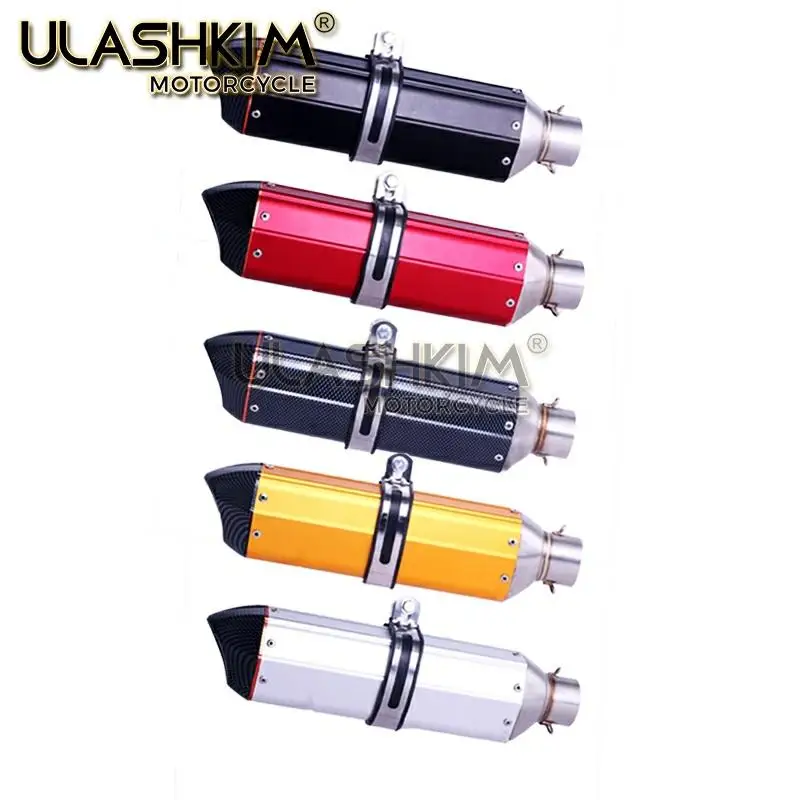 ZX 6R мотоцикл углеродное волокно лицо выхлопной полной системы слипоны для KAWASAKI