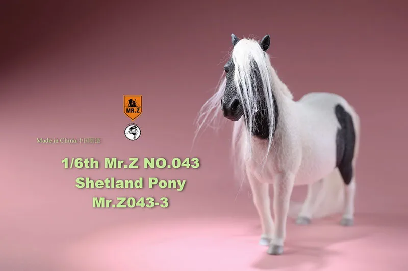 В наличии 1/6 масштаб MRZ043 Mr.Z мини-лошади фигурки животных из Великобритании