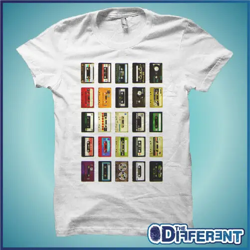 Cassette t-shirt vintage music white the happiness is have my new |