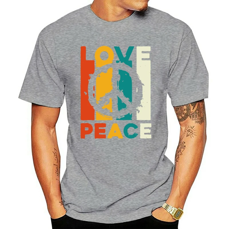 

Love Peace Freedom T-Shirt 60S 70S Tie Dye Hippie Shirt Tee T-Shirt Cotton S-6Xl Casual Print Fashion Tee Shirt