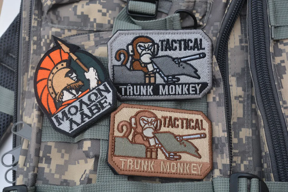 Новое разнообразие Многоцветные DIY Крюк &amp Петля двойной слой 100% вышитые патч для