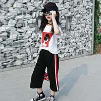 baby girl clothing sets summer childrens tracksuits cartoon t shirt pants sport suits childhood clothes for girls 9 years old