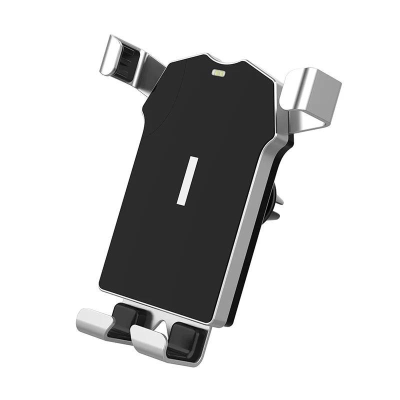 Aluminum alloy Wireless Charger Dashboard Holder Car Charge Charging for Iphone MAX Plus Samsung S8 9 car | Электроника