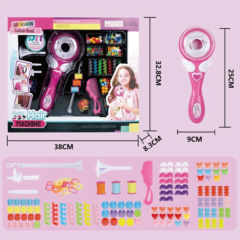 

Electric Automatic Girl Braiding Machine DIY Fashion Hair Style Tool Hair Braid Weave Roller Toys For Birthday Gift