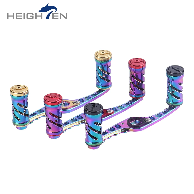 Визуально увеличивающие Рост 105 мм красочная Ручка рыболовной катушки авиации