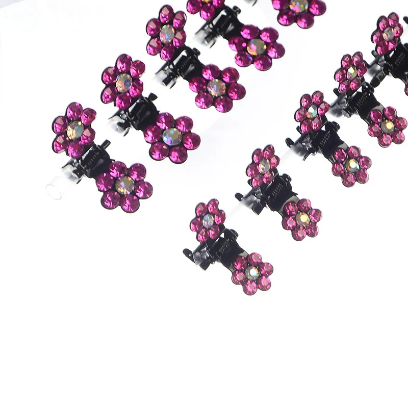 1 шт хрустальные стразы обувь с украшениями в виде цветков и бабочек коготь волос