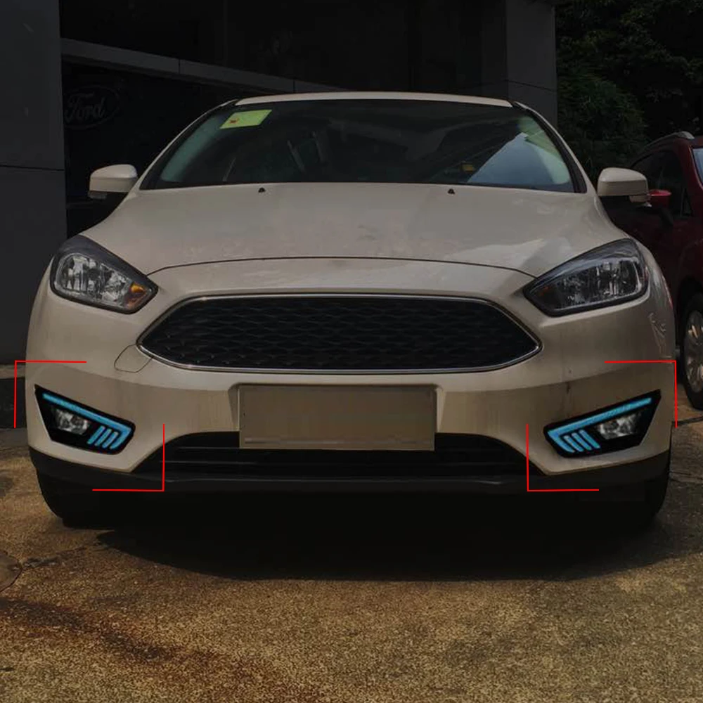 2 шт. поворотный сигнал и затемнение стиль реле светодиодный авто DRL дневный