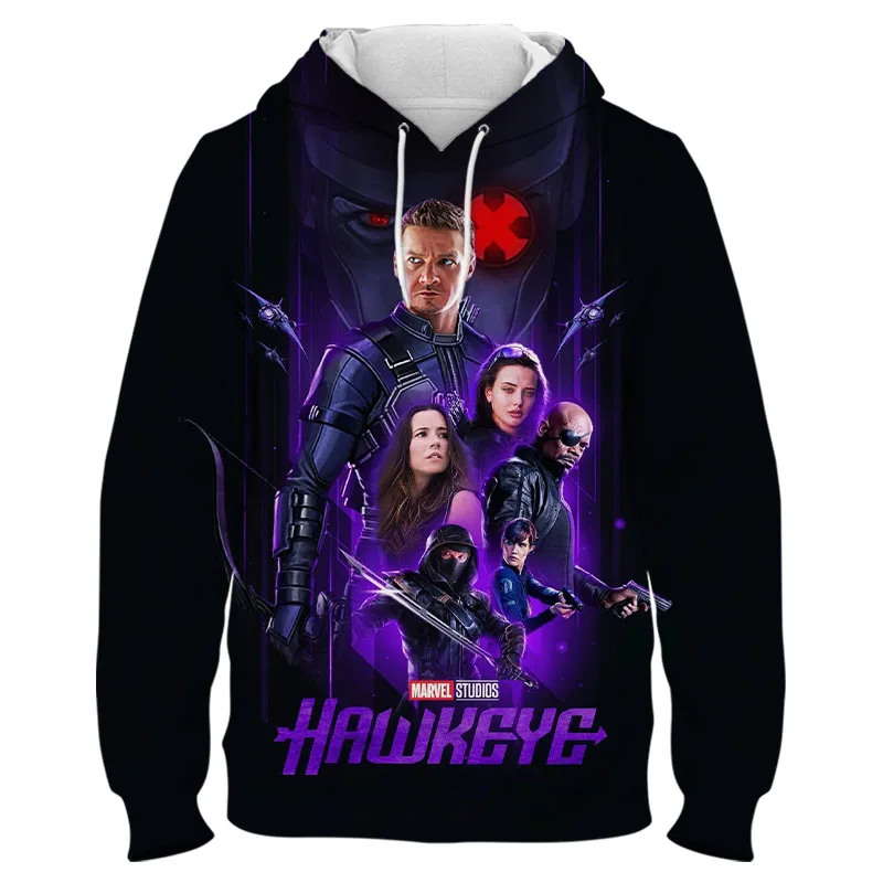 Толстовка Hawkeye мужская одежда с 3D принтом модная весенне-Осенняя детская