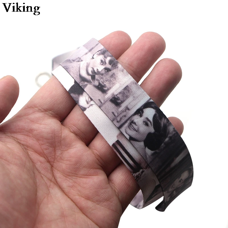 

Cartoon Printing Phone Holder Movie Actress Lanyard For keys Phone Neck Straps With KeyChain ID Badge Holders G0260