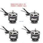 124 шт. 2020 Новый EMAX ECO 1106 2  3S 4500KV 6000KV CW бесщеточный двигатель для FPV гоночного дрона набор рамок зубочисток самолета