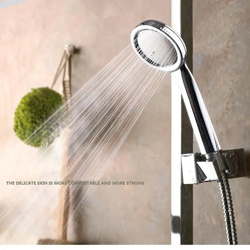

New arrival High Pressure Shower Head Bathroom Water Saving Shower Head Powerful Boosting Spray Bath Handheld Shower Head