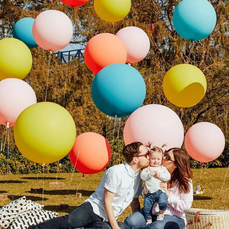 

Round & Oval Latex Balloons 18/36 Inch Wedding Decor Helium Big Large Giant Ballons Birthday Party Decora Inflatable Air Ball