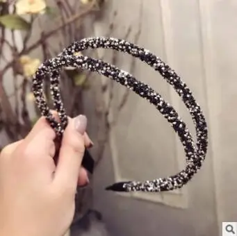 60 шт./Партия DIY Мульти простой Блестящий горный хрусталь тонкий ободок дрель