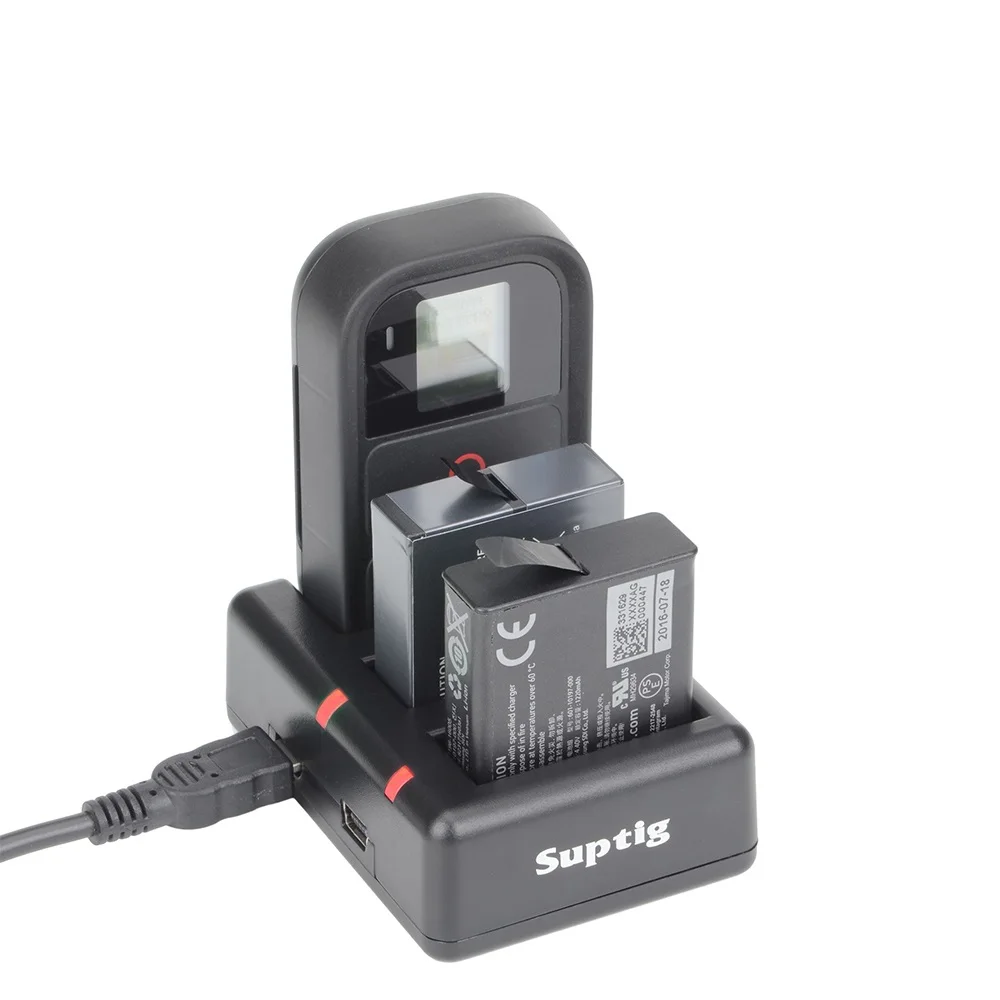 Зарядное устройство для GoPro hero 5 6 7 3 слота USB Wi-Fi пульт дистанционного управления |