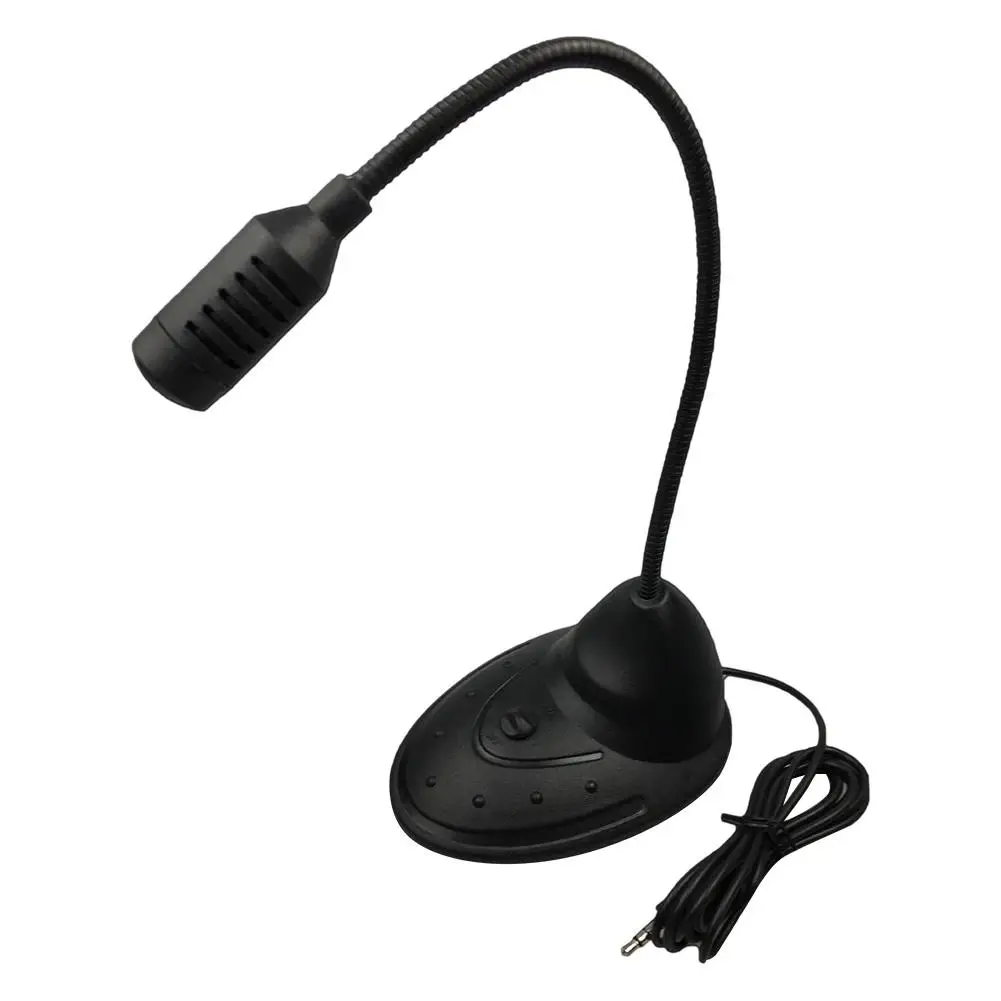 

Flexible Mini Chatting Meeting Singing Recording Microphone 3.5mm Wired Mic