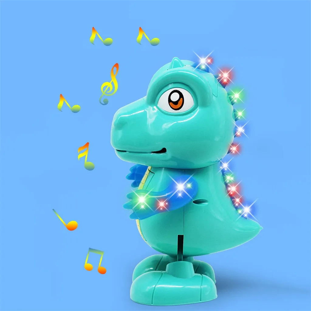 Светодиодный светильник игрушка для танцев динозавр Забавный Электрический