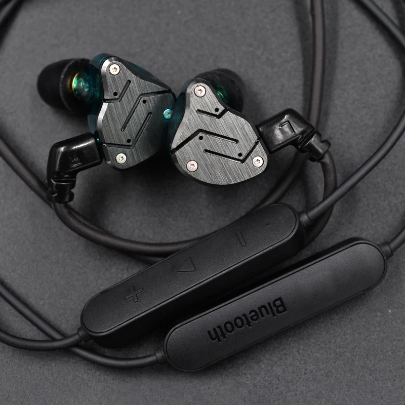 Наушники KZ кабель Bluetooth 4 2 модуль гарнитуры улучшенная линия портативные