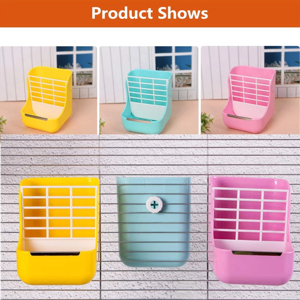 

Two-In-One Grass Stand Rabbit Feeding Rack Hamster Rabbit Small Animal Feeder Removable Fixed Feeder Small Pet Accessories
