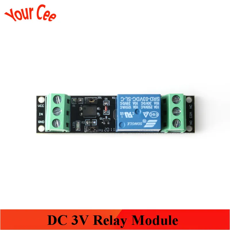 1 канал DC 3V релейный модуль высокого уровня драйвер плата модульный оптрон