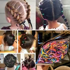 резинки резинки для девочек детские резинки девочке для волос аксуссуары резиночки для девочек украшения для волос аксессуары для волос резинки 5001000 шт.упаковка, Одноразовые эластичные резинки для волос