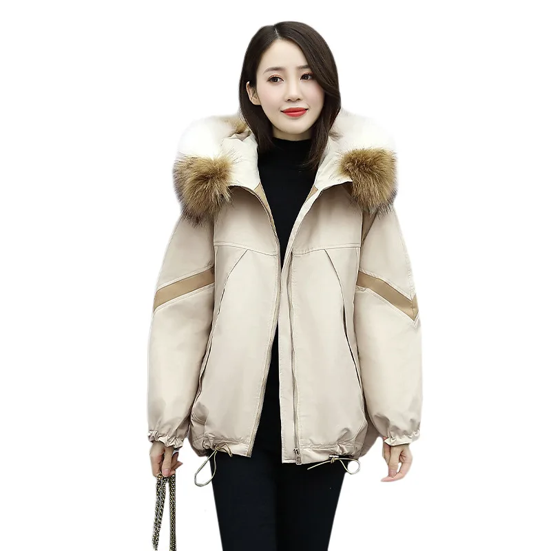 

this 2020 year qiu dong's brief paragraph cotton-padded jacket and fashionable new light down cotton-padded jacket