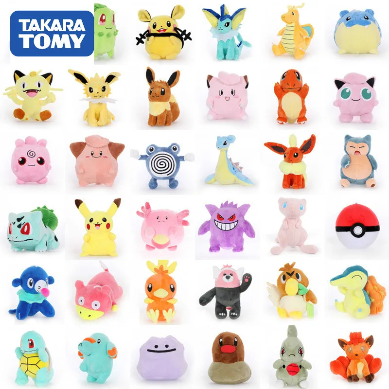 

Takara tomy pokemon aproximadamente 20cm brinquedos originais animais de recheado para