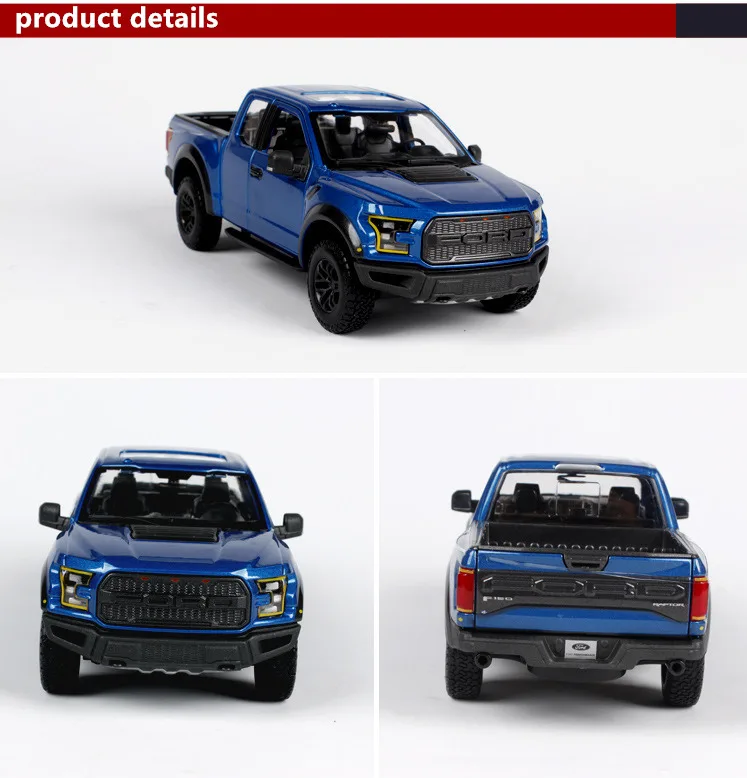 Maisto 1:24 Ford Raptor F150 pickup гоночный автомобиль-трансформер модель автомобиля из сплава Моделирование Украшение автомобиля коллекция Подарочная игрушка